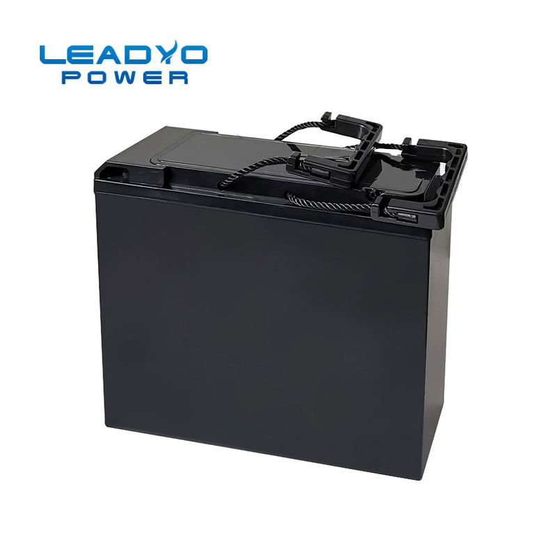 LiFePO4 12V Slimline Lithium Battery 50Ah Rechargeable with Bluetooth