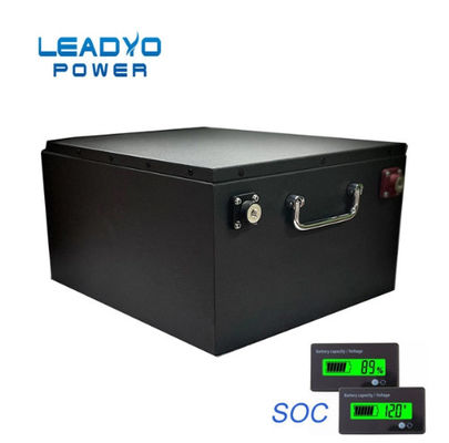 Buy Metal Case 48 Volt Lithium Ion Battery , RS232 / RS485 30ah Golf Cart Batteries online manufacture