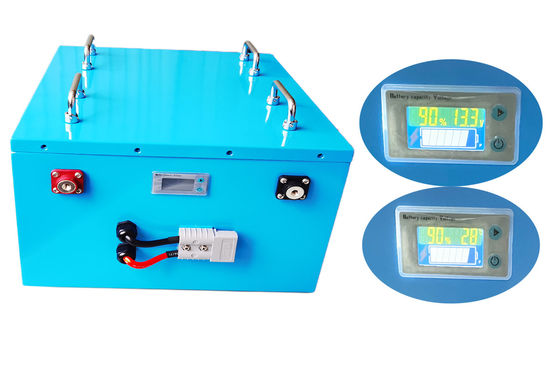 Buy Rechargeable Golf Buggy Batteries 48V 100Ah , Deep Cycle Lithium Ion Batteries With LCD online manufacture