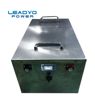 Buy Deep Cycle Rechargeable 36V 50Ah Lifepo4 Golf Cart Battery With BMS And LCD online manufacture