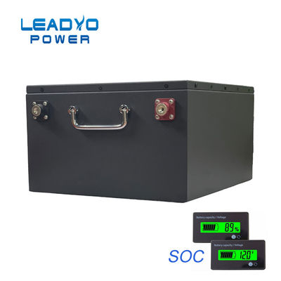 48V 100Ah LiFePO4 Golf Cart Batteries 300A/10s Peak Current Over Current Protection