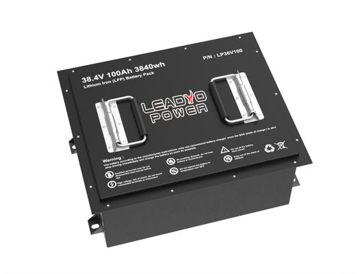 LiFePO4 Rechargeable 36V 100Ah Golf Cart Battery with Long Lifespan OEM Service