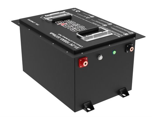 LiFePO4 Golf Cart 48V 51.2V 105Ah Lithium Iron LFP Batteries with LCD LED Display  / Charger