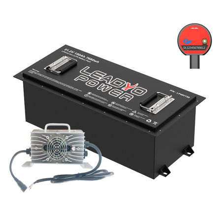 LiFePO4 Golf Cart 48V 150Ah 51.2V Lithium Battery 250A 260A/50S 520A/10S
