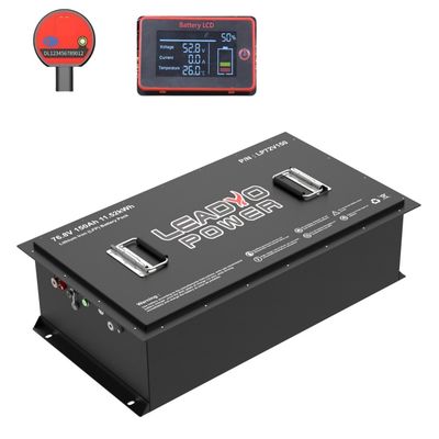 Lithium 72V 150Ah Golf Cart Batteries LiFePO4 Golf Buggy Battery Pack With Bluetooth LCD CANBUS