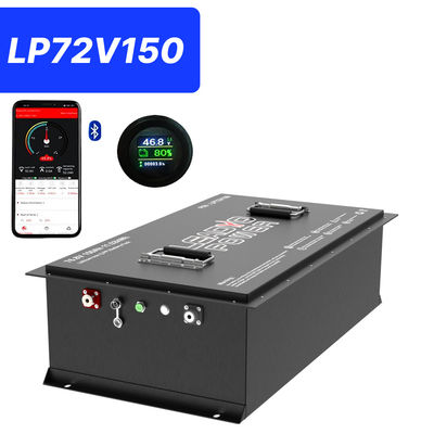 Buy 72V 150Ah 76.8V LiFePO4 Golf Cart Battery W/h Bluetooth and LCD Display online manufacture