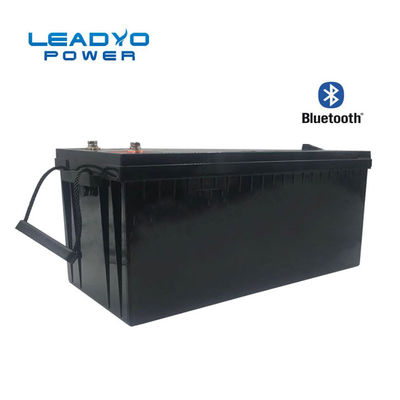 Buy LEADYO Bluetooth Lithium Deep Cycle Marine Battery 24V 200Ah LiFePO4 Battery online manufacture