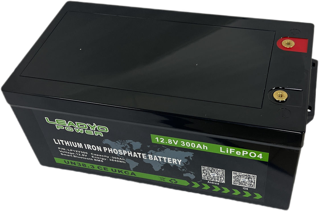 Smart Marine Lithium ion Battery 12V 300Ah Boat Deep Cycle Lifepo4