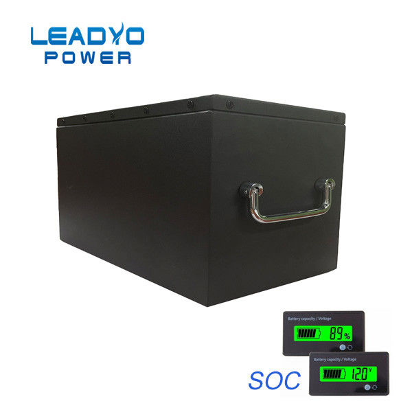 3000 Cycles 48V Lifepo4 Battery 150AH Deep Cycle With Bluetooth LCD meter