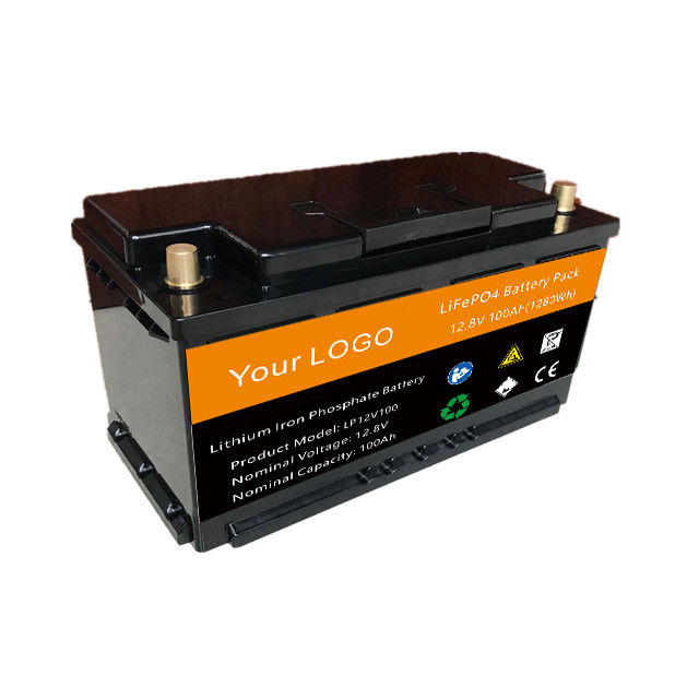 1280Wh Lithium Ion Battery , 12v 100ah Smart BMS Lifepo4 Battery