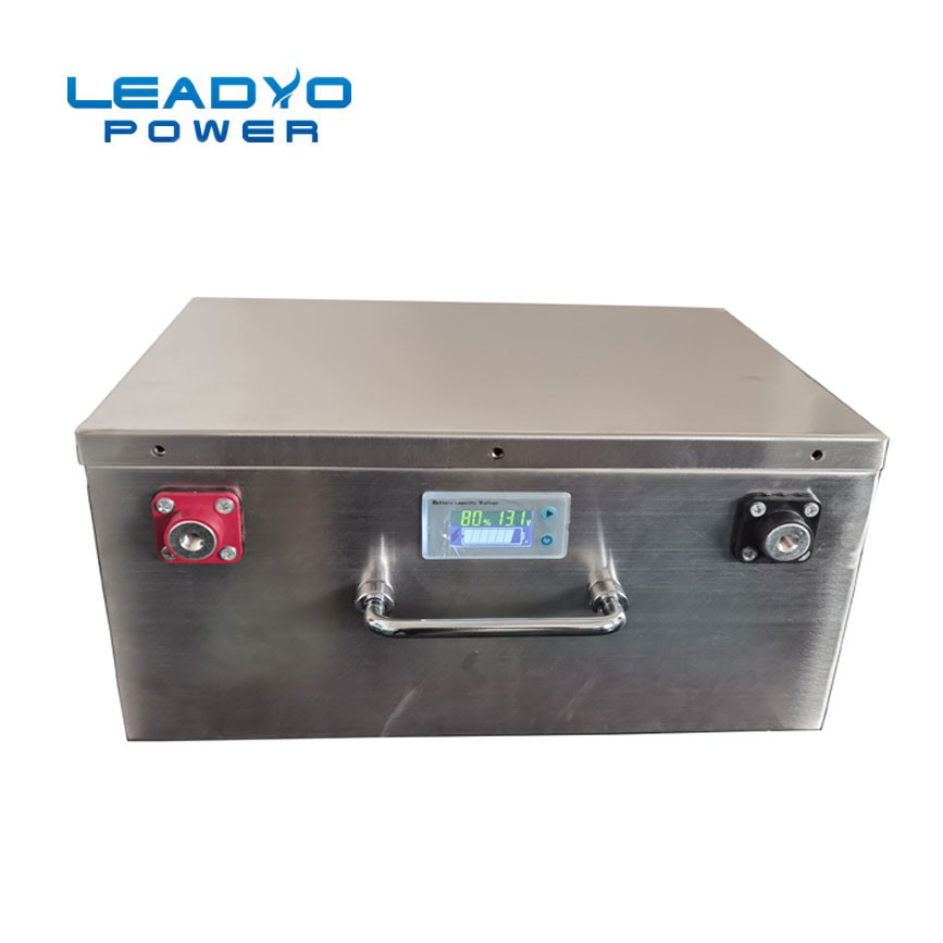 BMS 200ah Leadyo Battery Lithium Ion Camper Battery 190mm Height For RV Underseat